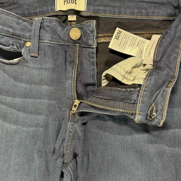 Paige Verdugo Ankle Jeans Women’s 28 Dark Wash Stretch Skinny Denim Pants - Picture 4 of 8